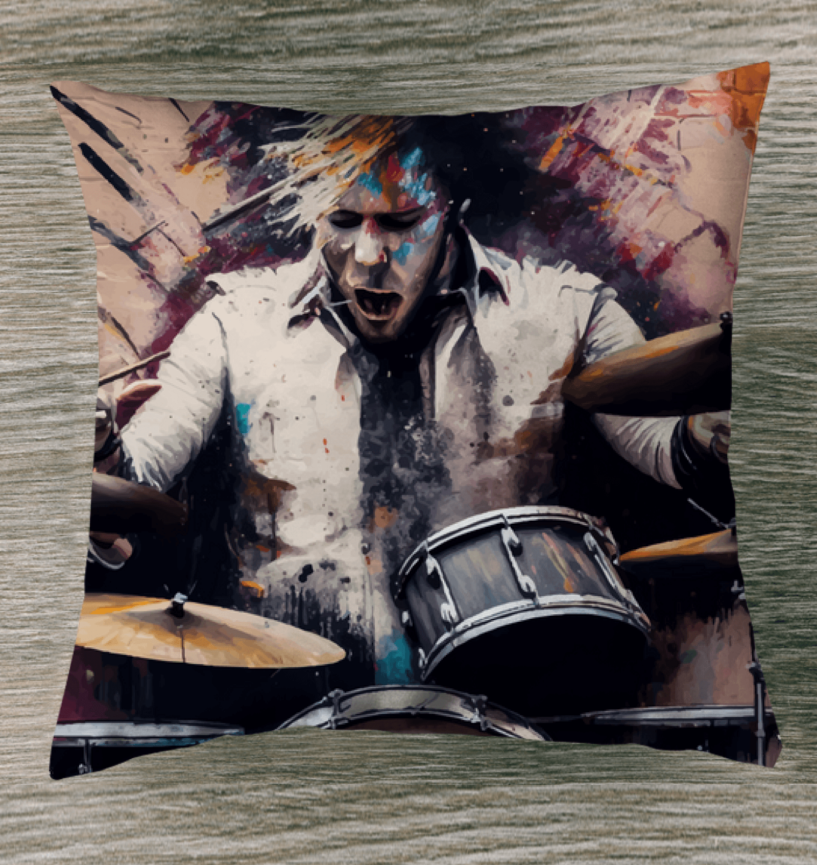 Keeping The Beat Tight Outdoor Pillow - Beyond T-shirts