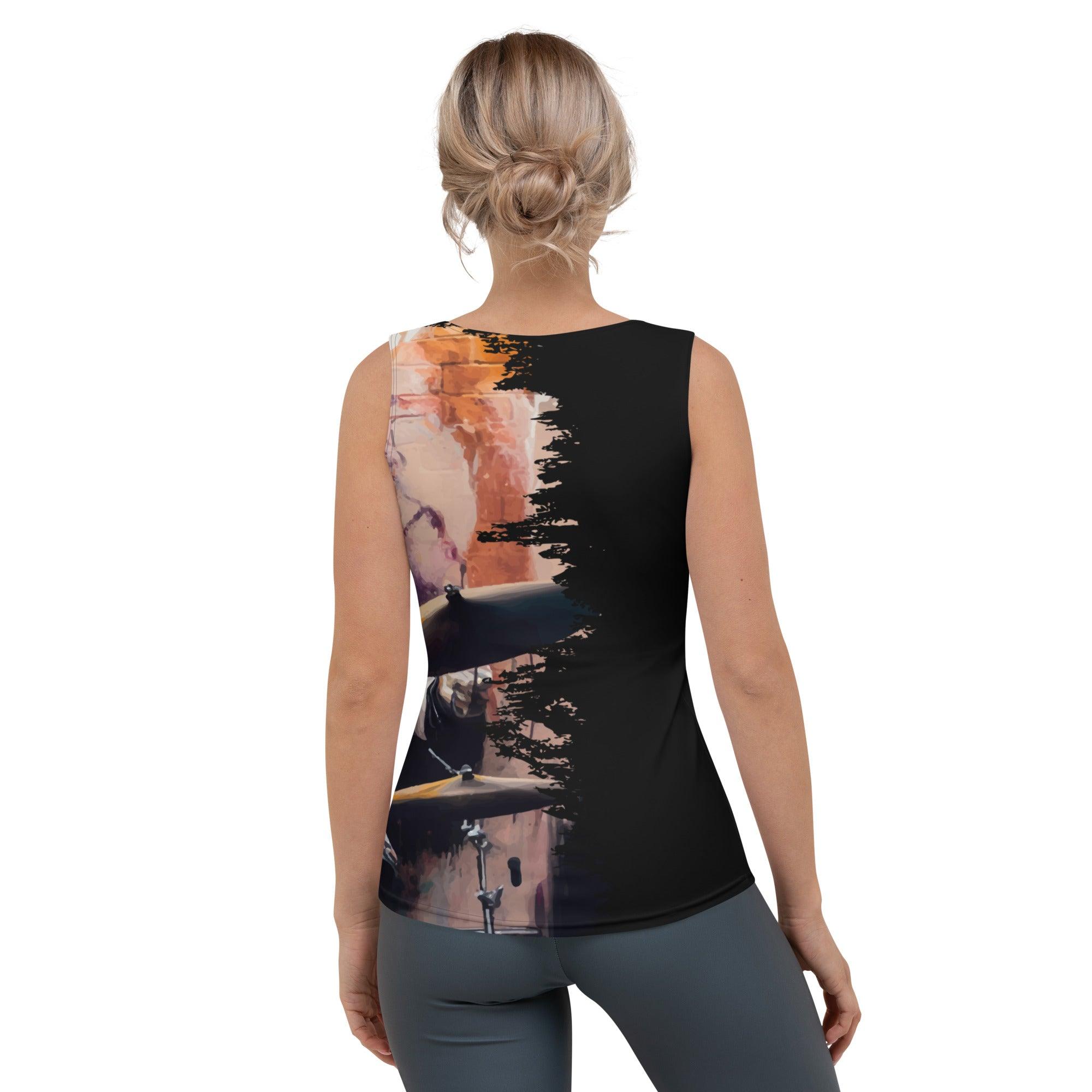 Keeping The Beat Tight Sublimation Cut & Sew Tank Top - Beyond T-shirts