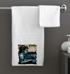 Keys And Strings Magic Bath Towel - Beyond T-shirts