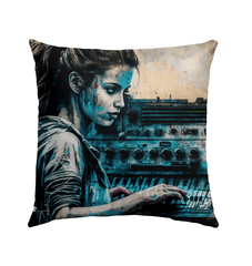 Keys And Strings Magic Outdoor Pillow - Beyond T-shirts