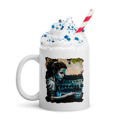 Keys And Strings Magic White Glossy Mug - Beyond T-shirts