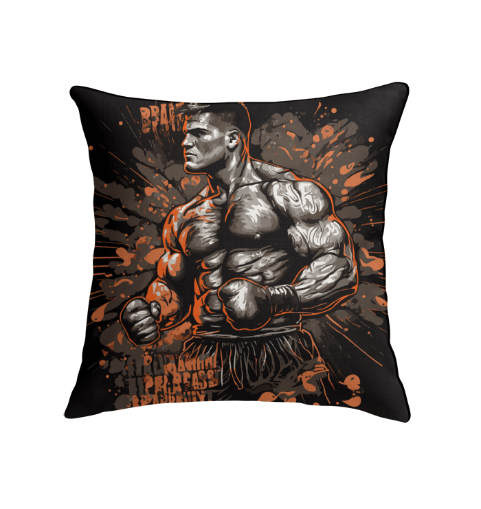 Glory Fighter Plush Pillow - Side Angle