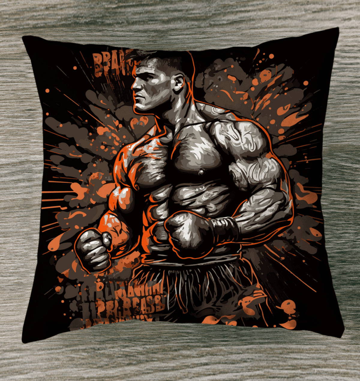 Kickboxing Glory Outdoor Pillow - Beyond T-shirts