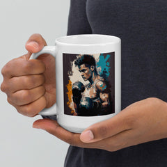 Kickboxing Glory White Glossy Mug - Beyond T-shirts