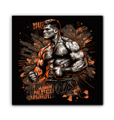 Kickboxing Glory Wrapped Canvas - Beyond T-shirts