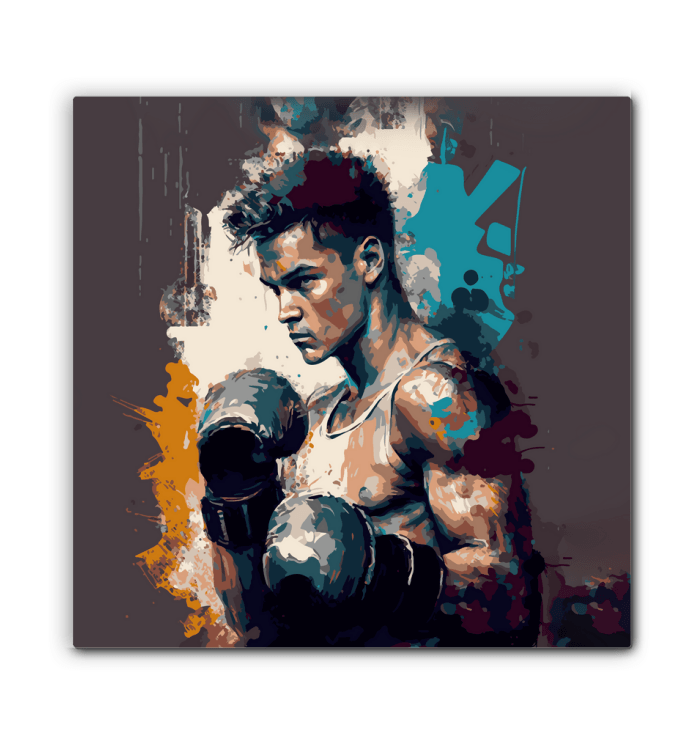 Kickboxing Glory Wrapped Canvas - Beyond T-shirts