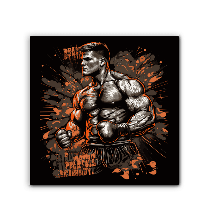 Kickboxing Glory Wrapped Canvas - Beyond T-shirts