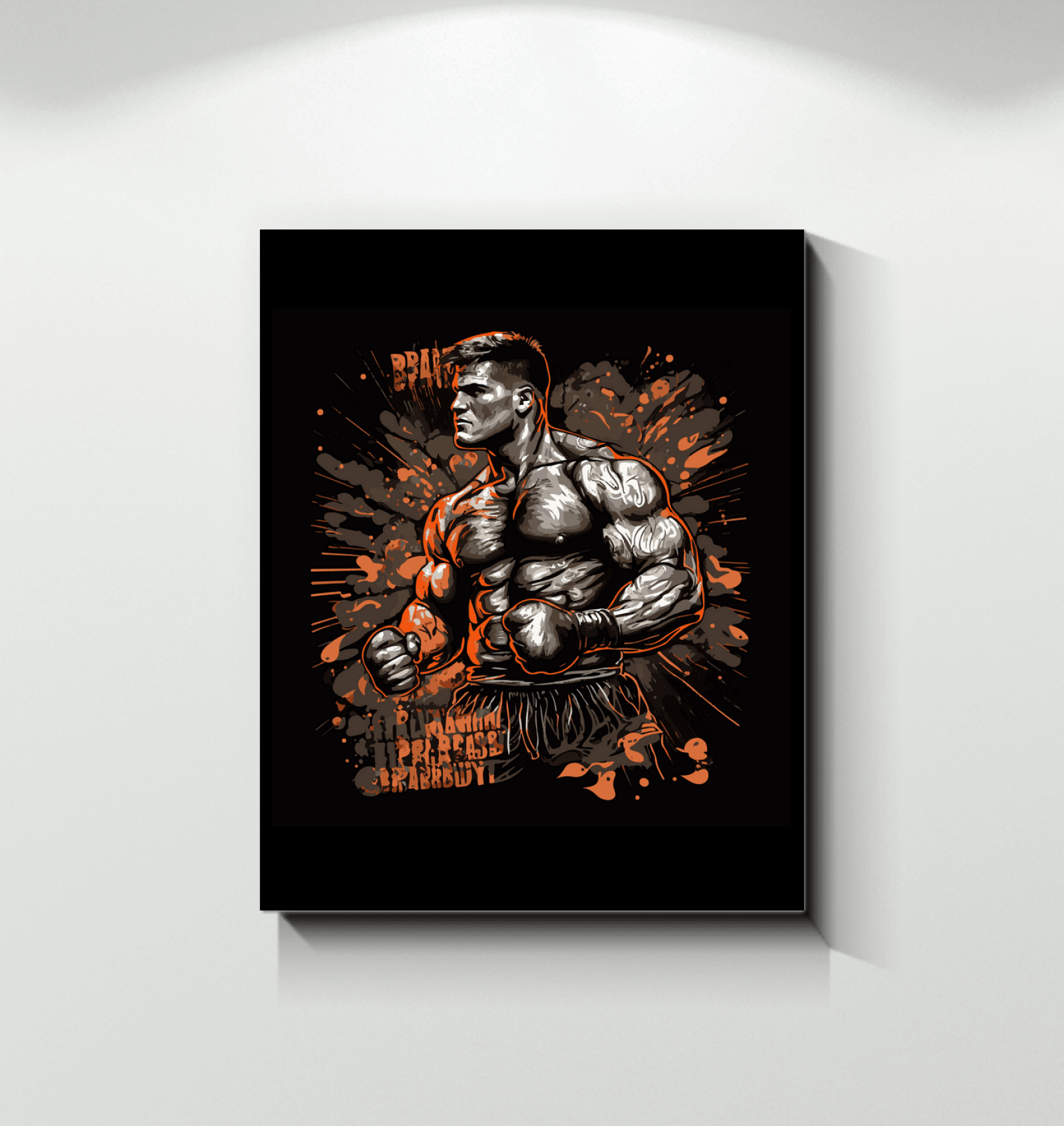 Kickboxing Glory Wrapped Canvas - Beyond T-shirts