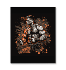 Kickboxing Glory Wrapped Canvas - Beyond T-shirts