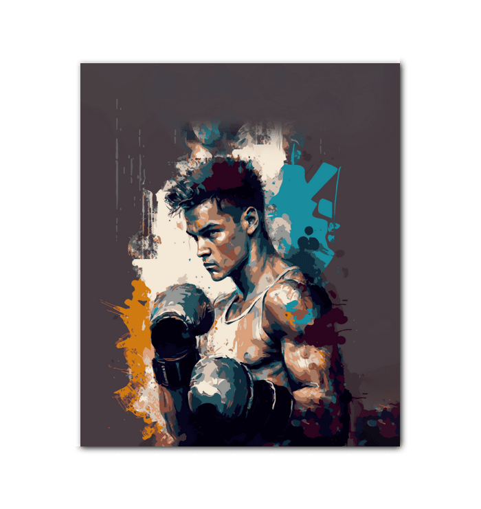 Kickboxing Glory Wrapped Canvas - Beyond T-shirts