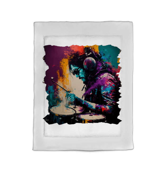 Killing It On Drums Comforter - Twin - Beyond T-shirts