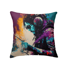 Killing It On Drums Indoor Pillow - Beyond T-shirts