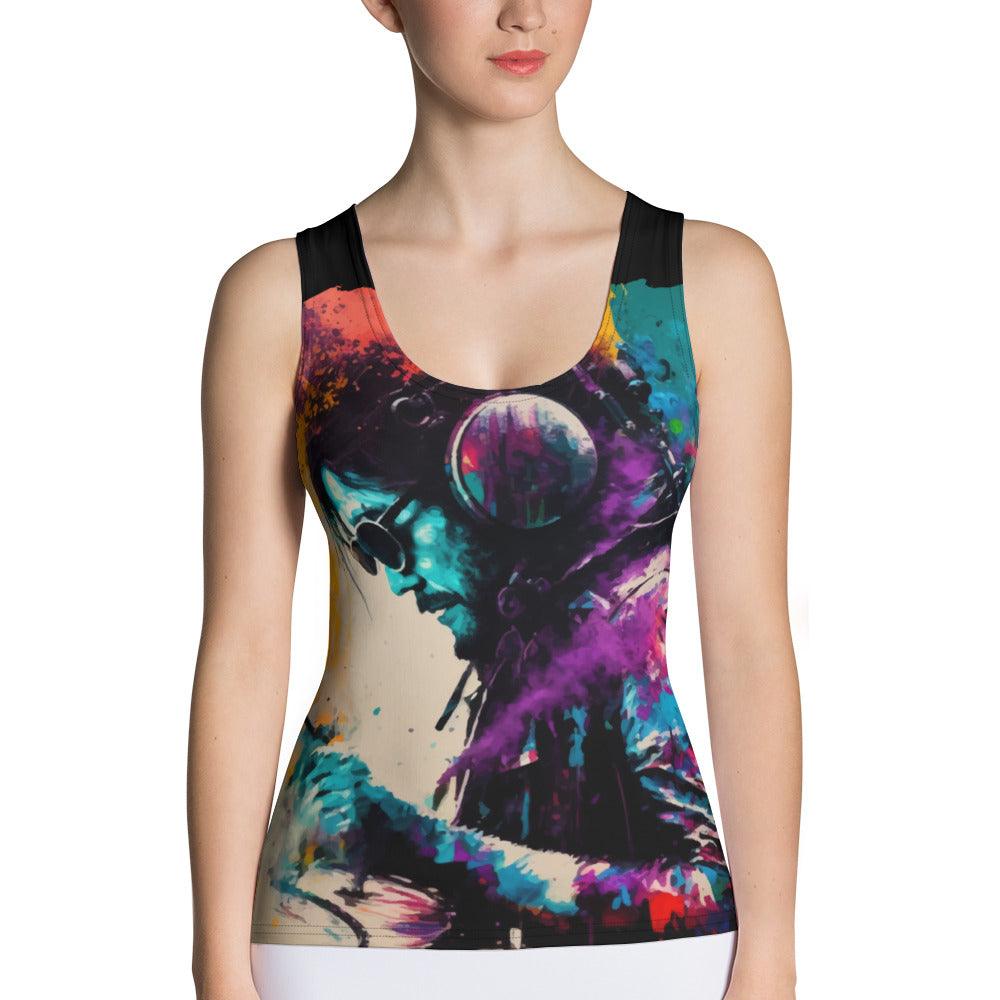 Killing It On Drums Sublimation Cut & Sew Tank Top - Beyond T-shirts