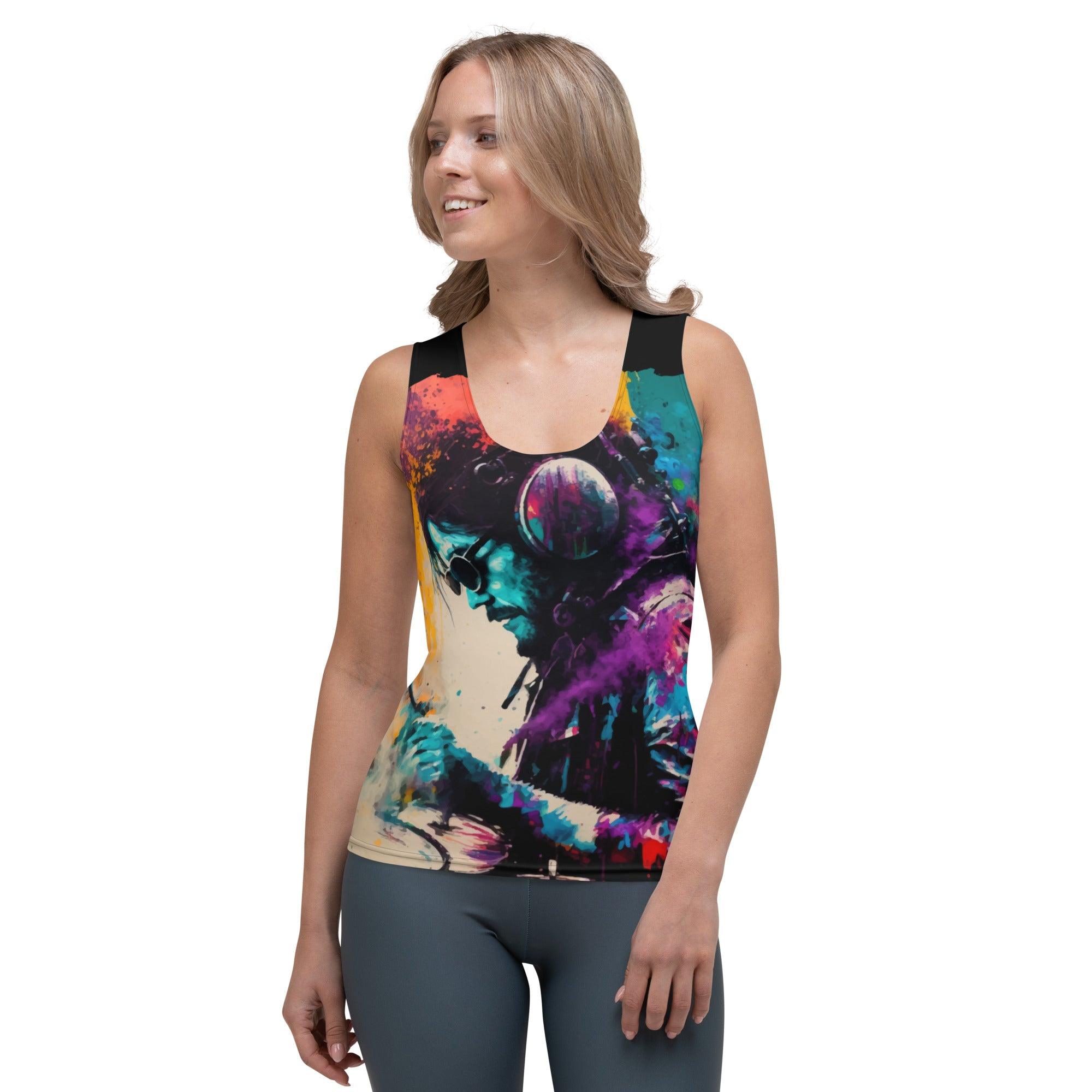 Killing It On Drums Sublimation Cut & Sew Tank Top - Beyond T-shirts