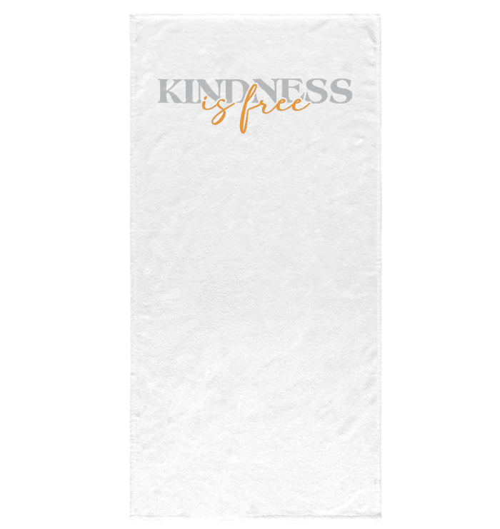 Kindness Is Free Bath Towel - Beyond T-shirts