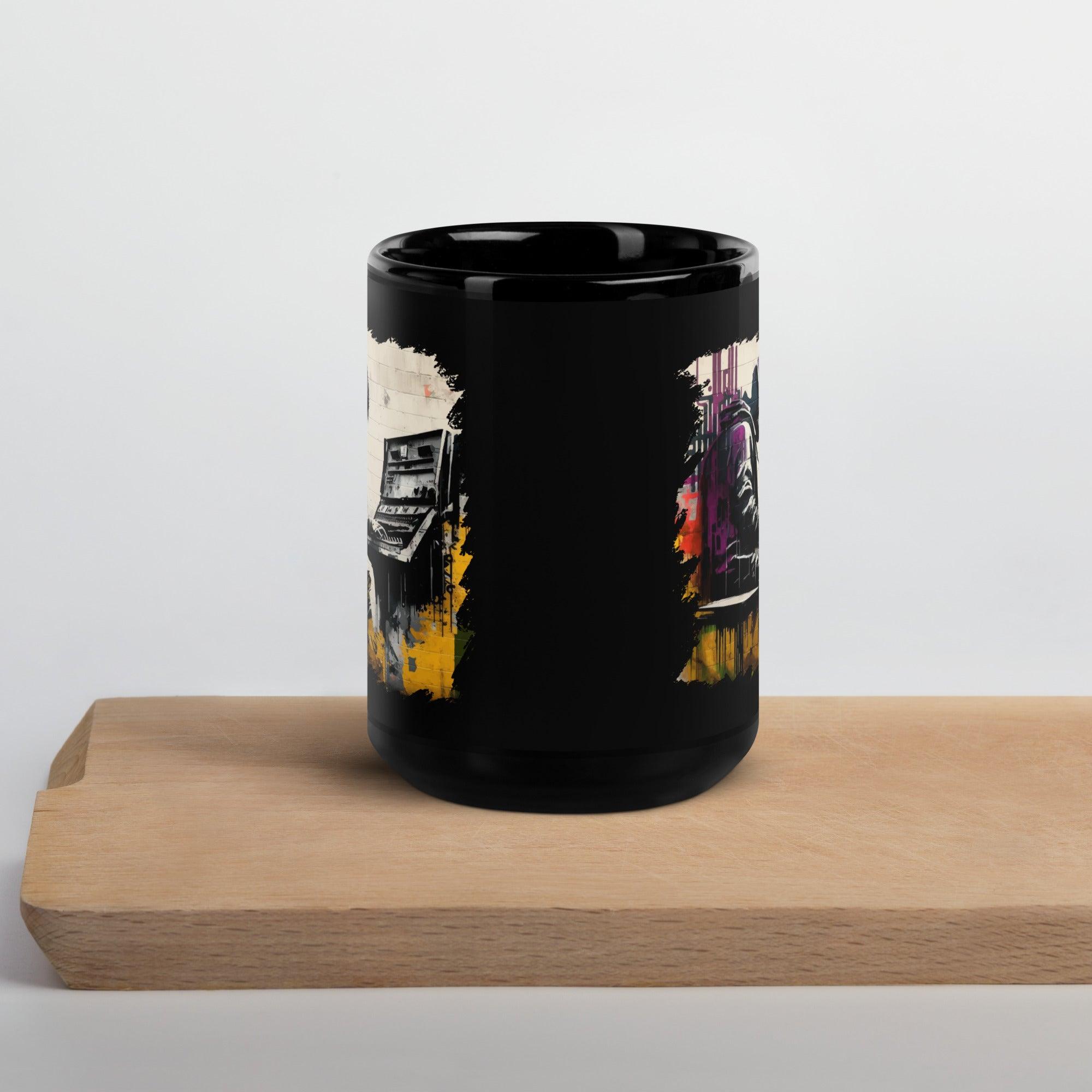 Lay Down Some Keys Black Glossy Mug - Beyond T-shirts