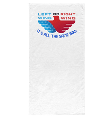 Left Or Right Wing Bath Towel - Beyond T-shirts