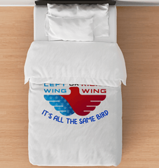 Left Or Right Wing Comforter Twin - Beyond T-shirts