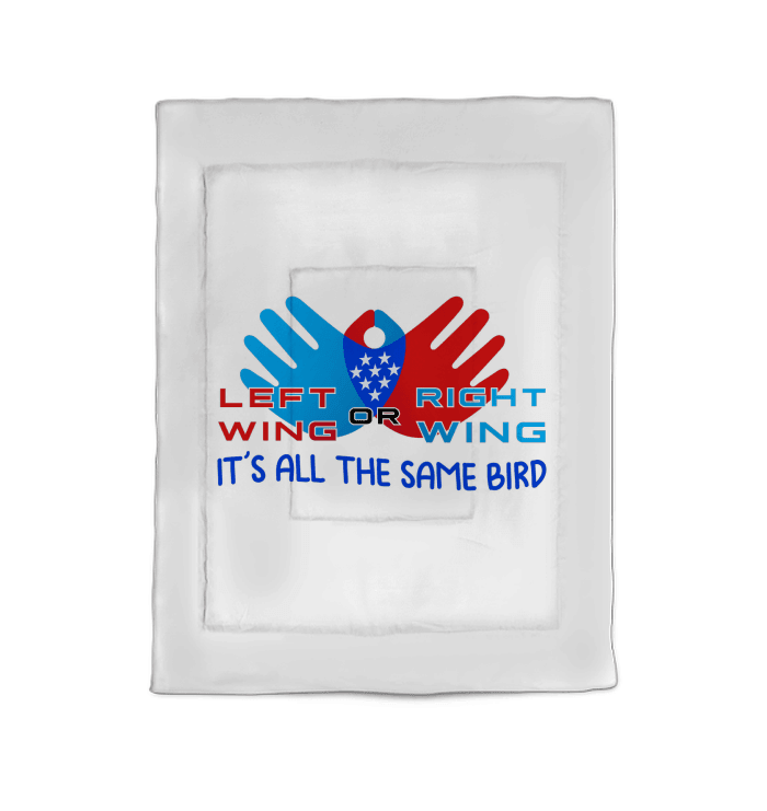 Left Or Right Wing Comforter Twin - Beyond T-shirts