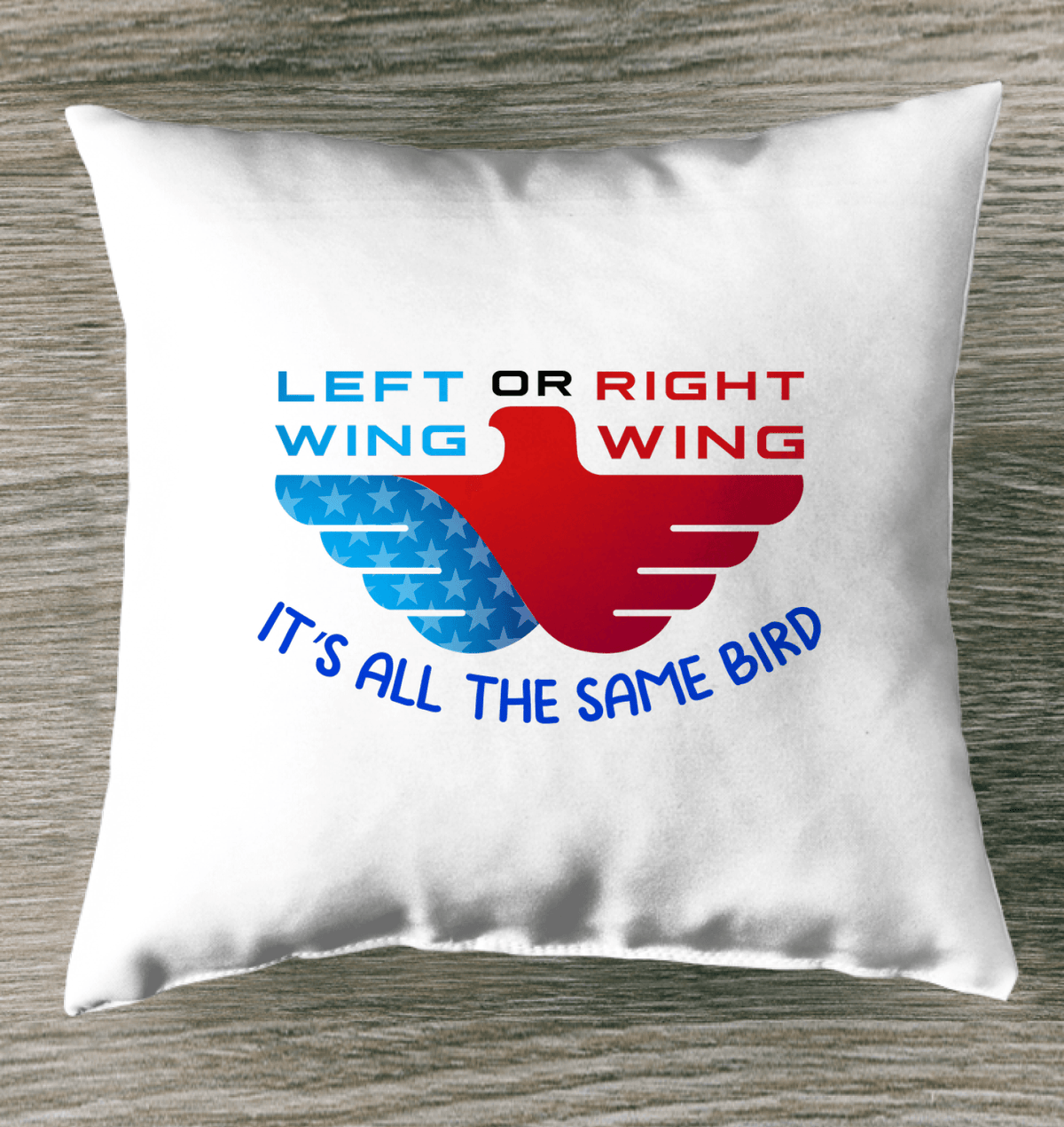 Left Or Right Wing Indoor Pillow - Beyond T-shirts