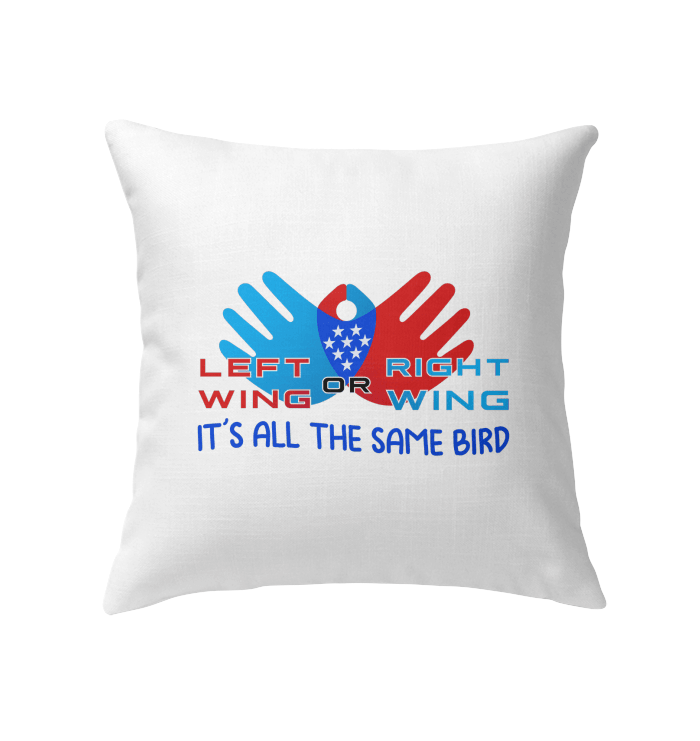 Left Or Right Wing Indoor Pillow - Beyond T-shirts