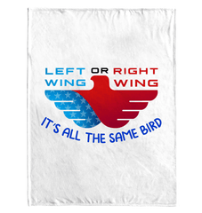 Left Or Right Wing Sherpa Blanket - Beyond T-shirts