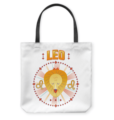 Leo Basketweave Tote Bag | Zodiac Series 1 - Beyond T-shirts