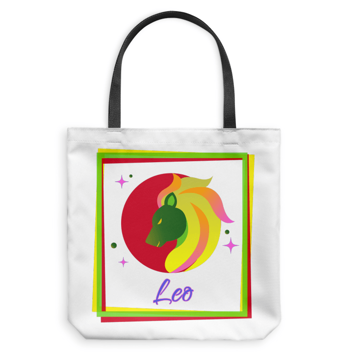 Leo Basketweave Tote Bag | Zodiac Series 3 - Beyond T-shirts