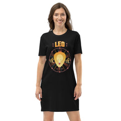 Leo Organic Cotton T-Shirt Dress | Zodiac Series 1 - Beyond T-shirts