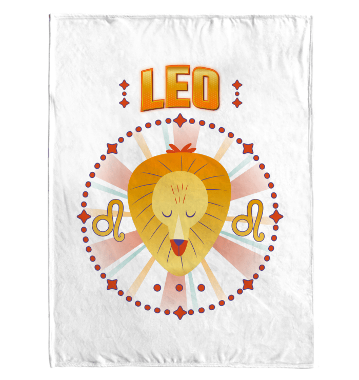 Leo Sherpa Blanket | Zodiac Series 1 - Beyond T-shirts