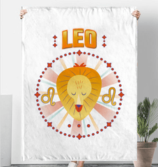 Leo Sherpa Blanket | Zodiac Series 1 - Beyond T-shirts