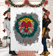 Leo Sherpa Blanket | Zodiac Series 11 - Beyond T-shirts