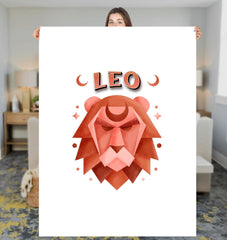 Leo Sherpa Blanket | Zodiac Series 2 - Beyond T-shirts