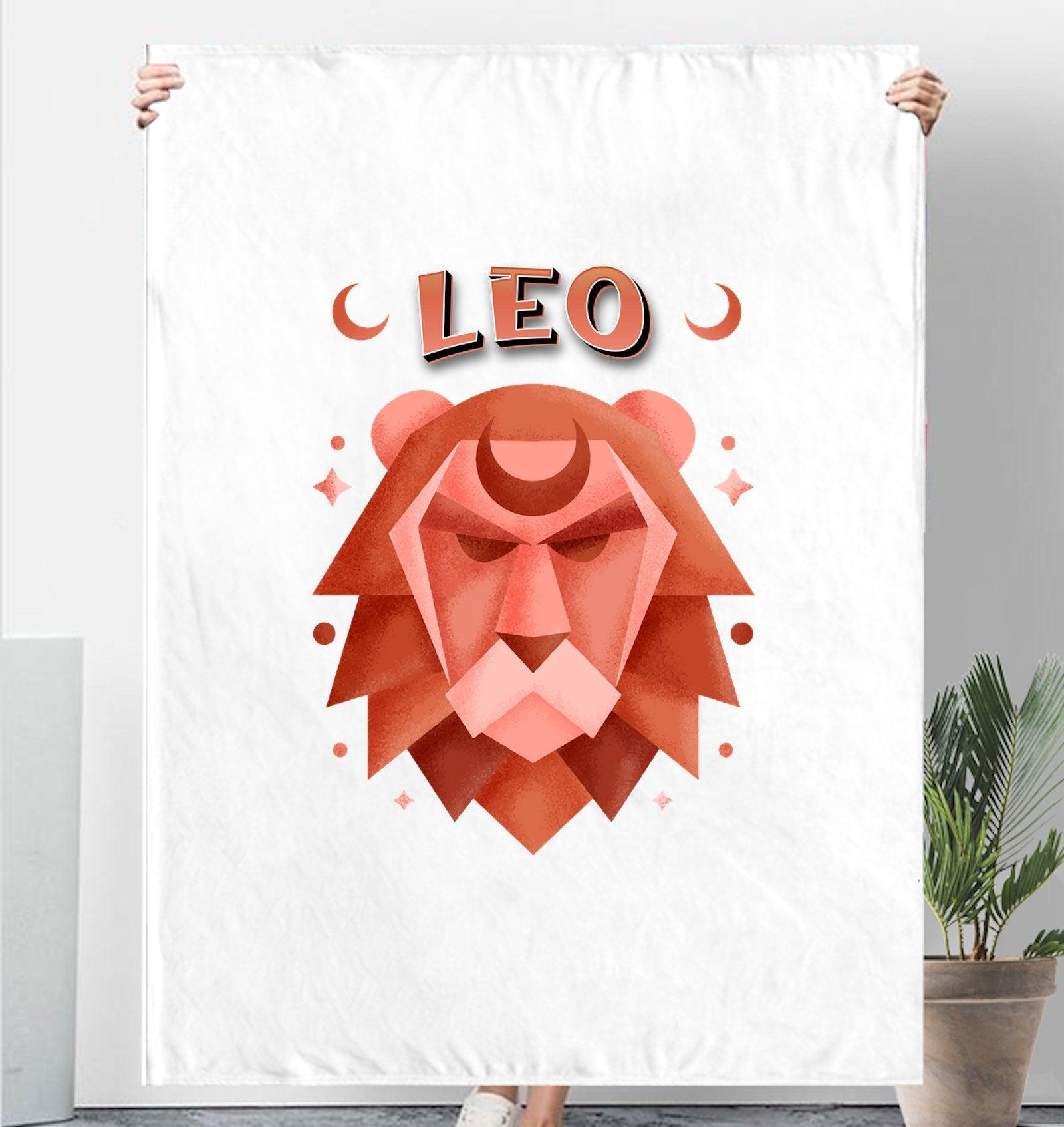 Leo Sherpa Blanket | Zodiac Series 2 - Beyond T-shirts