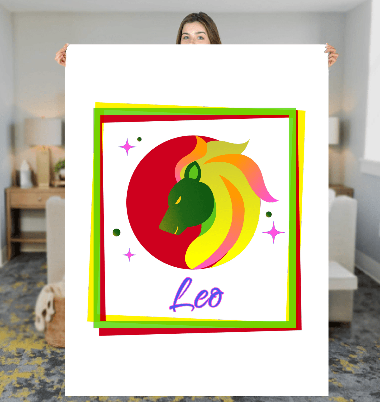 Leo Sherpa Blanket | Zodiac Series 3 - Beyond T-shirts