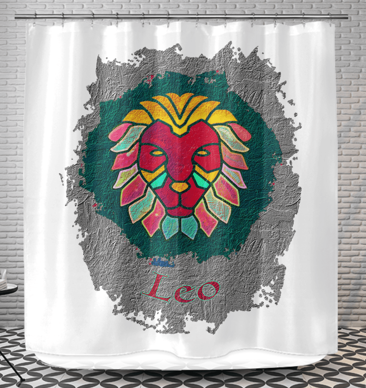 Leo Shower Curtain | Zodiac Series 11 - Beyond T-shirts