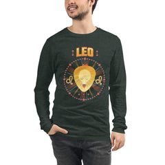 Leo Unisex Long Sleeve Tee | Zodiac Series 1 - Beyond T-shirts