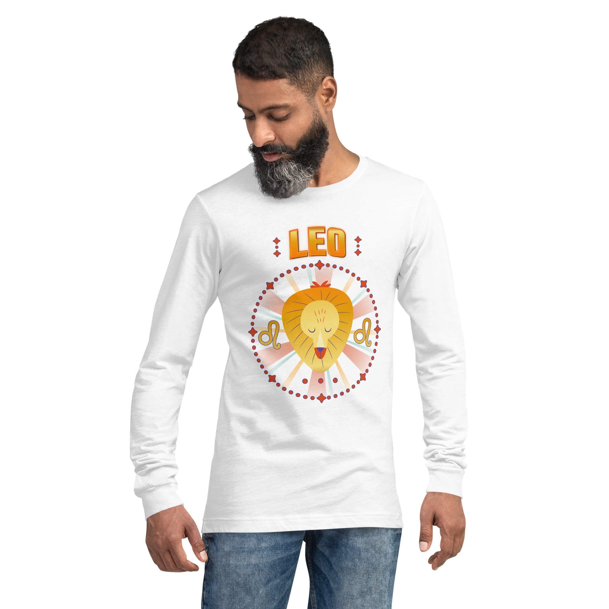 Leo Unisex Long Sleeve Tee | Zodiac Series 1 - Beyond T-shirts