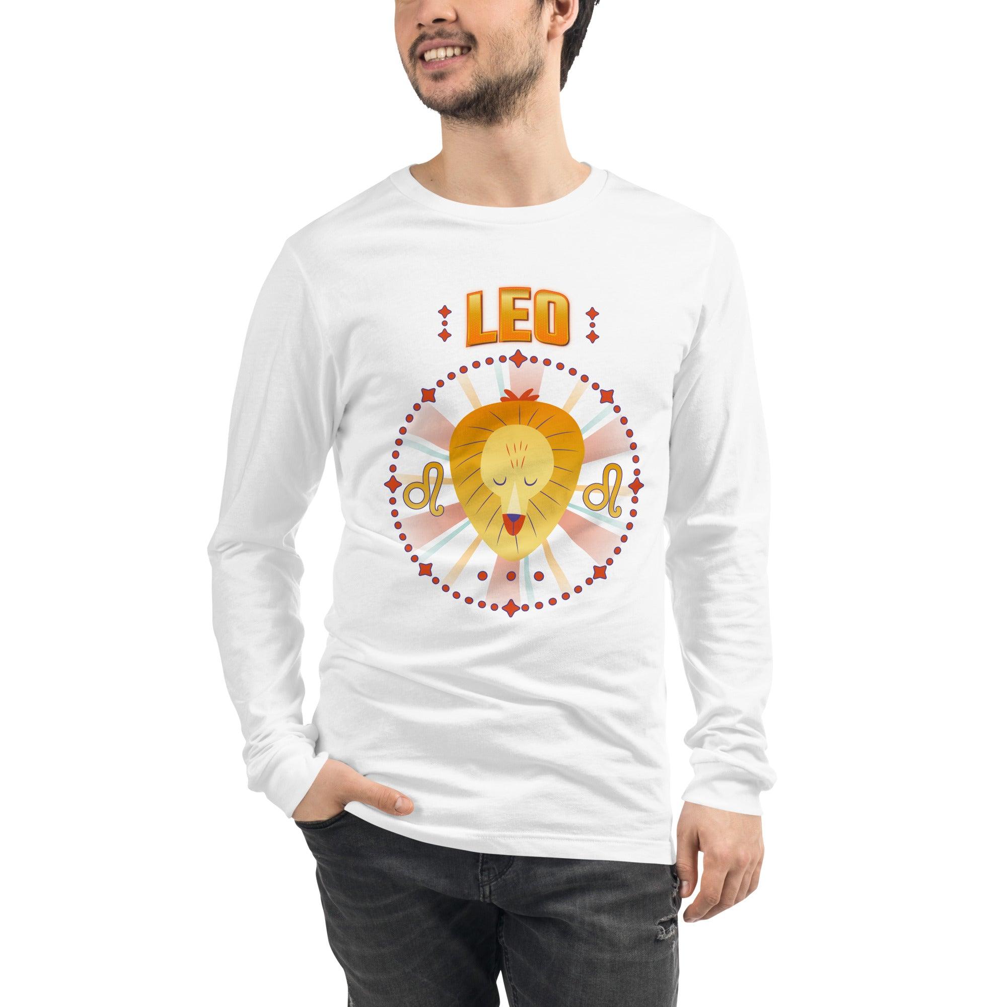 Leo Unisex Long Sleeve Tee | Zodiac Series 1 - Beyond T-shirts