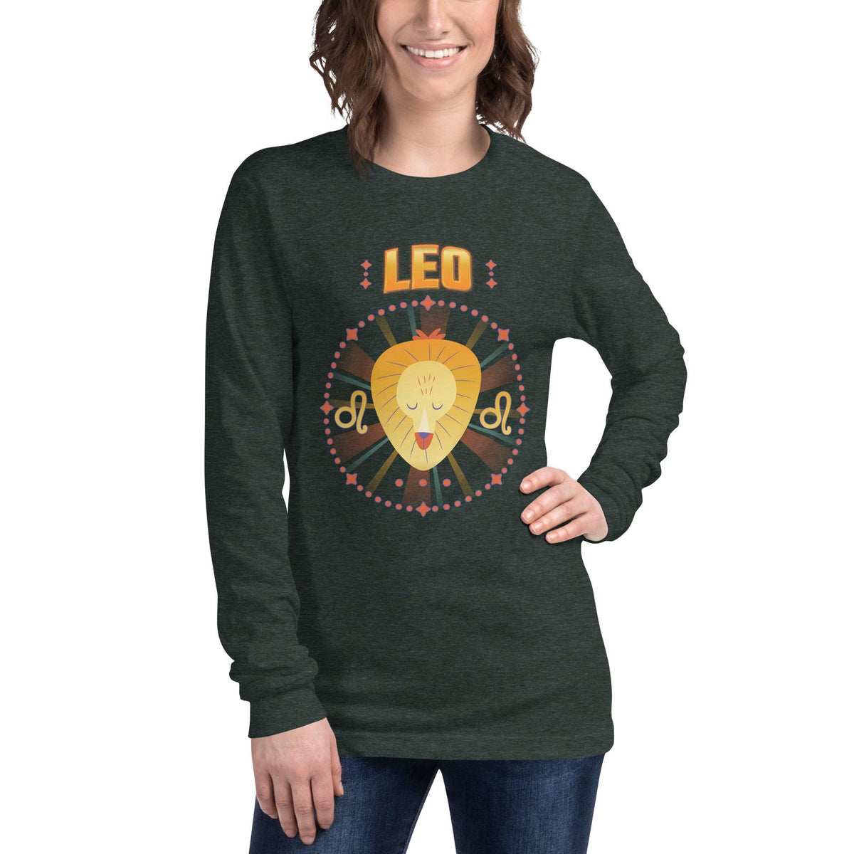 Leo Unisex Long Sleeve Tee | Zodiac Series 1 - Beyond T-shirts