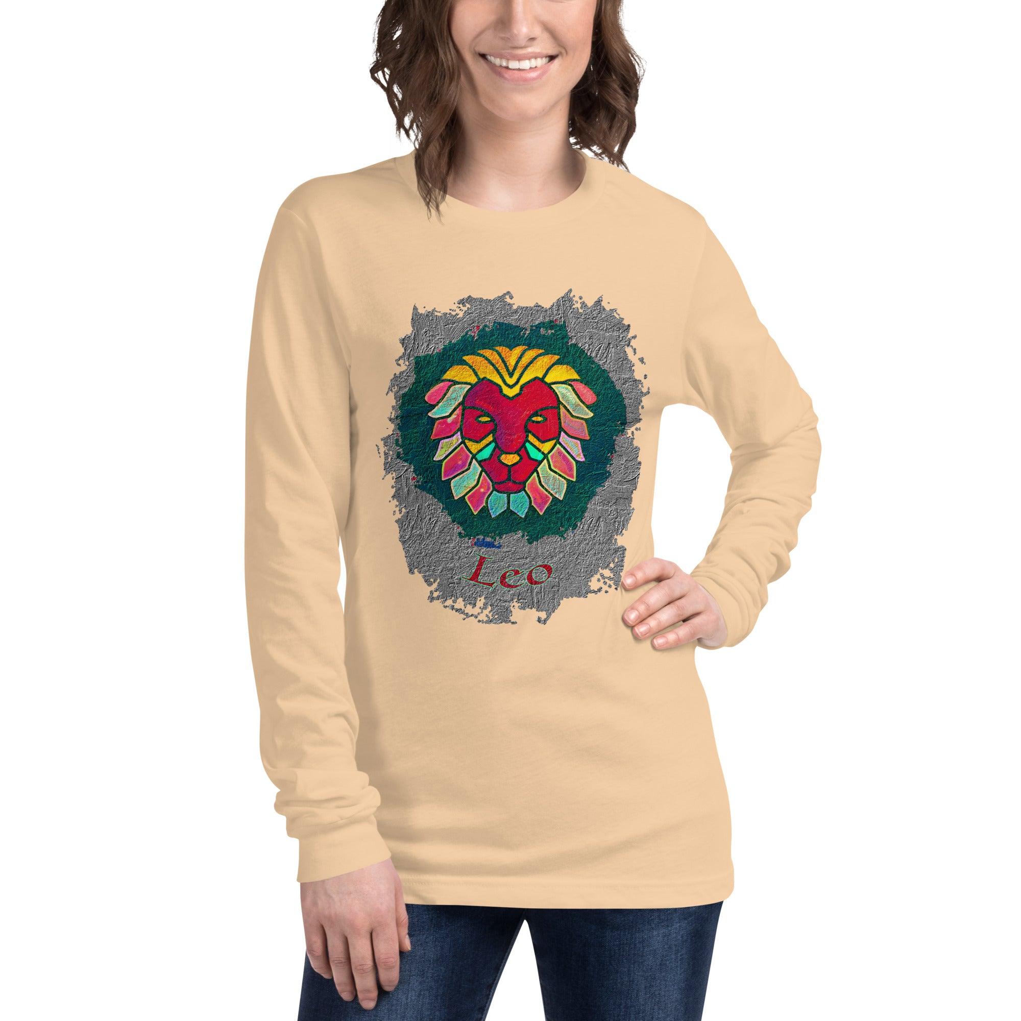 Leo Unisex Long Sleeve Tee | Zodiac Series 11 - Beyond T-shirts