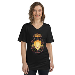 Leo Unisex Short Sleeve V-Neck T-Shirt | Zodiac Series 1 - Beyond T-shirts