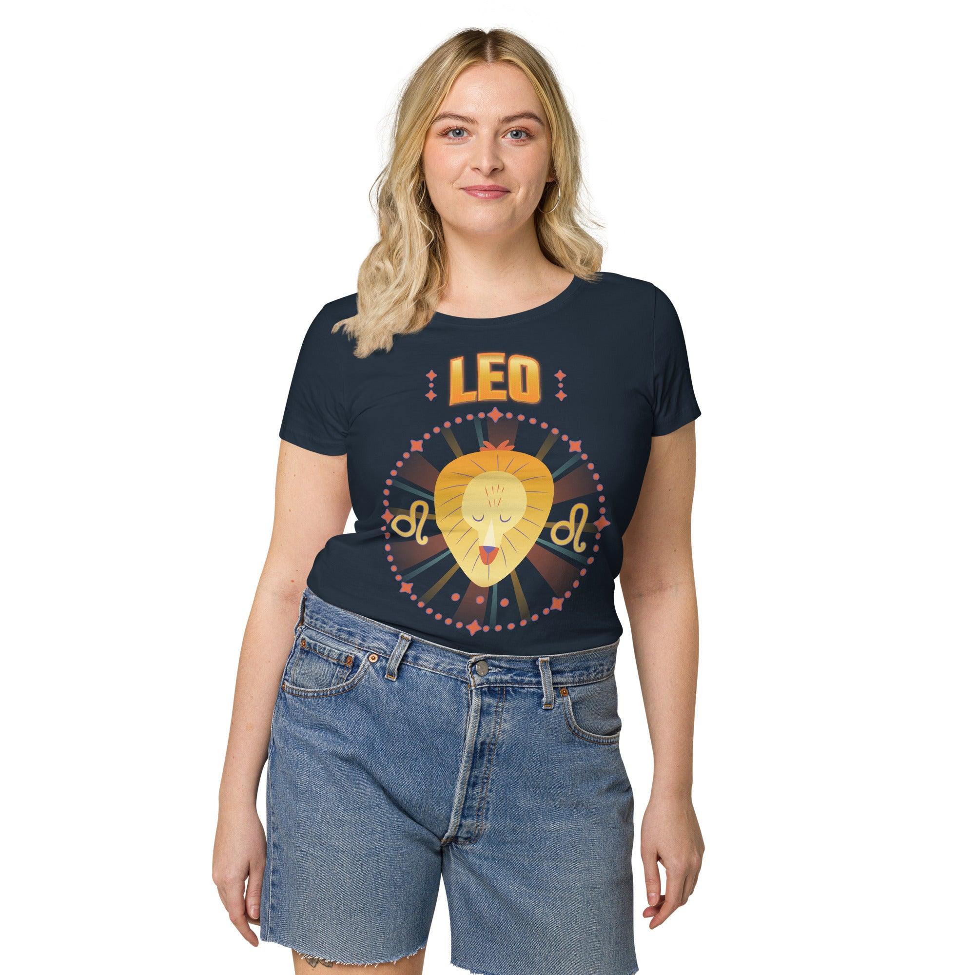 Leo Women’s Basic Organic T-Shirt | Zodiac Series 1 - Beyond T-shirts