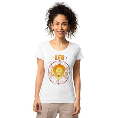 Leo Women’s Basic Organic T-Shirt | Zodiac Series 1 - Beyond T-shirts