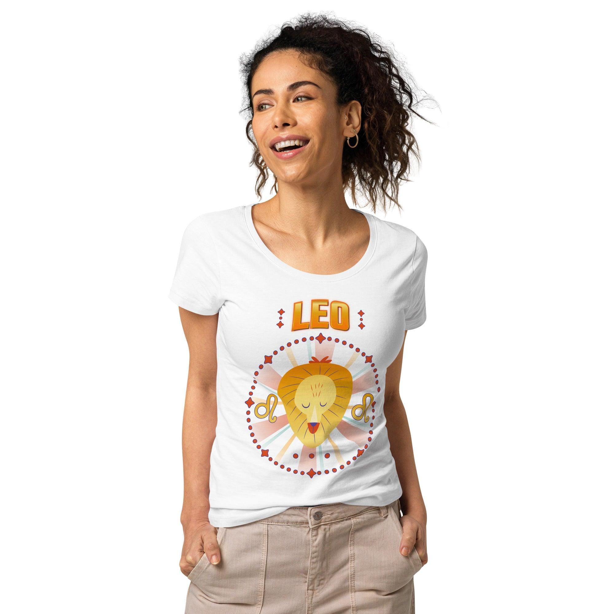 Leo Women’s Basic Organic T-Shirt | Zodiac Series 1 - Beyond T-shirts