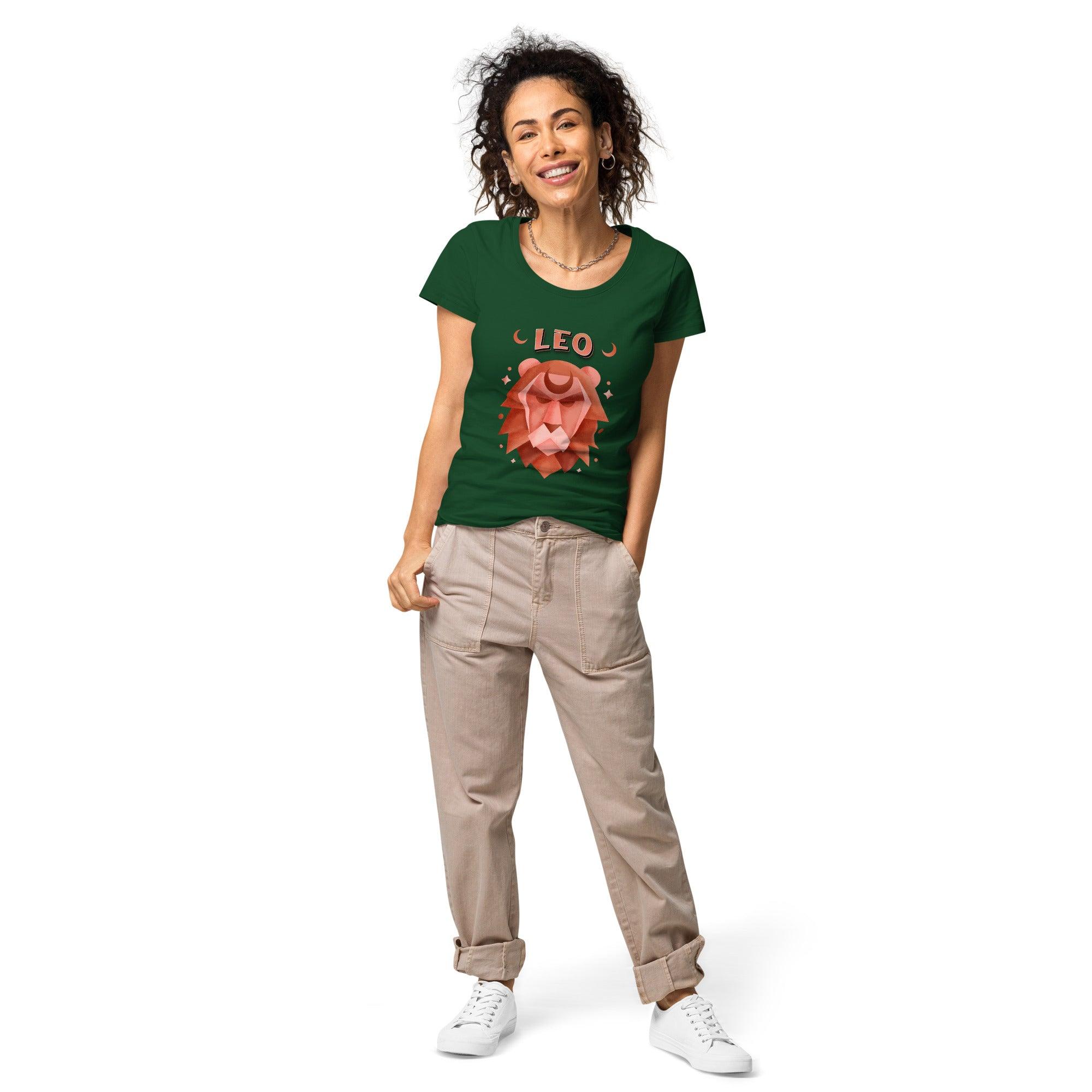 Leo Women’s Basic Organic T-shirt | Zodiac Series 2 - Beyond T-shirts