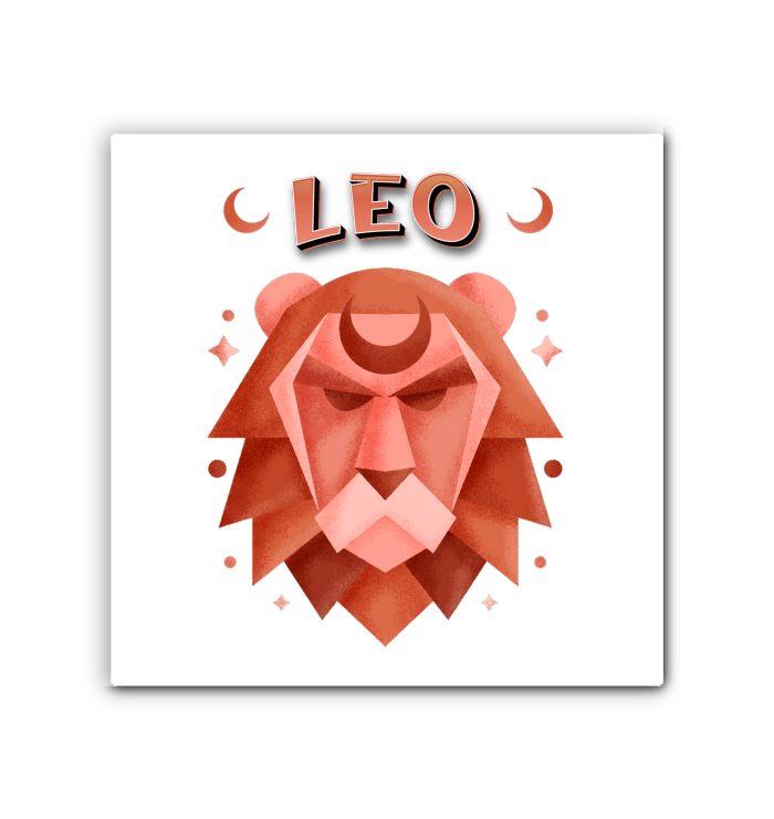 Leo Wrapped Canvas 12x12 | Zodiac Series 2 - Beyond T-shirts