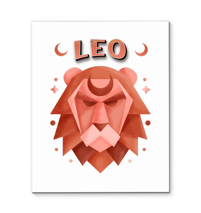 Leo Wrapped Canvas 16x20 | Zodiac Series 2 - Beyond T-shirts