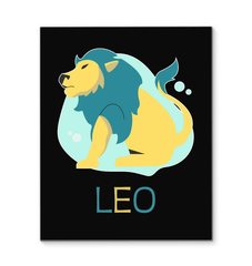 Leo Wrapped Canvas 16x20 | Zodiac Series 4 - Beyond T-shirts