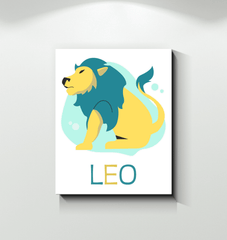 Leo Wrapped Canvas 8x10 | Zodiac Series 4 - Beyond T-shirts